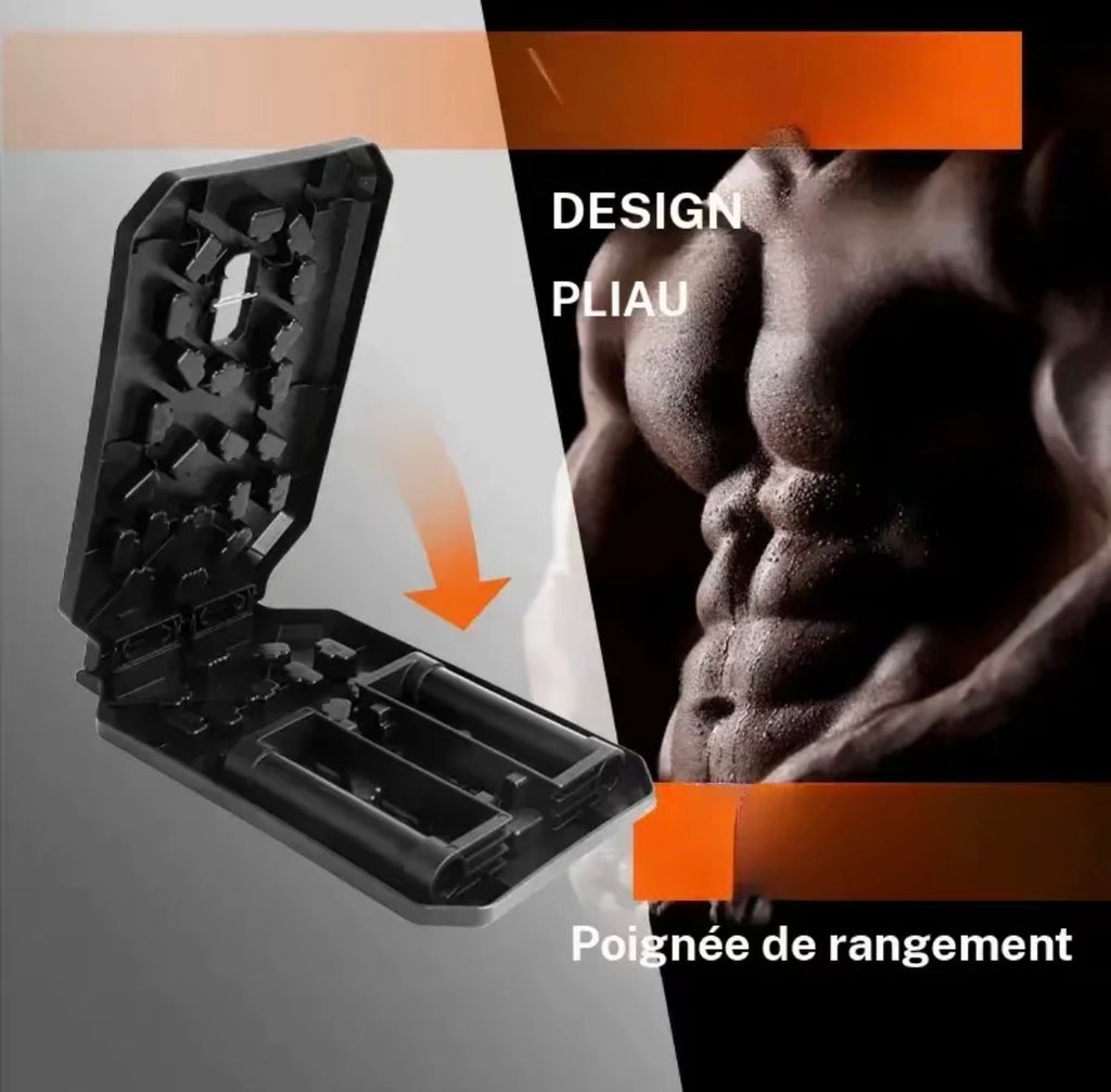 Planche de pompe réglable